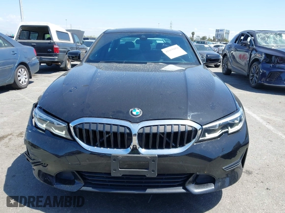 2019 BMW 3 Series 330i xDrive with VIN WBA5R7C5XKAJ78505, listed as a IAAI auction lot 41955059 with 53,216 mi miles. Bid and sale history available at carsss.com. Image 12.