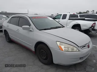 2005 Honda Accord LX z VIN 1HGCM56455A158801, wystawiony jako IAAI lot #42726490 z przebiegiem 169 814 mil mil oraz . Historia ofert i sprzedaży dostępna na DreamBid. Obrazek 1.