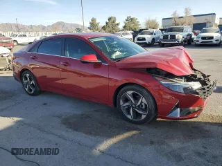 2021 Hyundai Elantra SEL with VIN KMHLN4AG3MU118653, listed as a Copart auction lot 47587975 with 79,915 mi miles and Salvage Title. Bid and sale history available at carsss.com. Image 4.