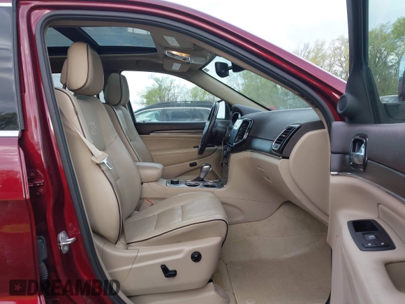 2019 Jeep Grand Cherokee High Altitude z VIN 1C4RJFCT3KC621988, wystawiony jako IAAI lot #41984172 z przebiegiem 40 990 mil mil oraz . Historia ofert i sprzedaży dostępna na DreamBid. Obrazek 5.