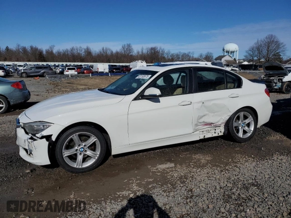 2014 BMW 3 Series 320i xDrive with VIN WBA3C3G52ENR25118, listed as a Copart auction lot 43153675 with 120,576 mi miles and Salvage title. Bid and sale history available at DreamBid. Image 1.
