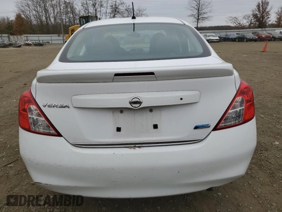 2014 Nissan Versa S with VIN 3N1CN7AP7EL849753, listed as a Copart auction lot 77336083 with 51,478 mi miles and Salvage Title. Bid and sale history available at carsss.com. Image 6.