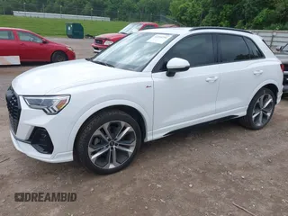 2022 Audi Q3 S line Premium Plus with VIN WA1EECF39N1025078, listed as a IAAI auction lot 42210251 with 28,841 mi miles and . Bid and sale history available at DreamBid. Image 17.