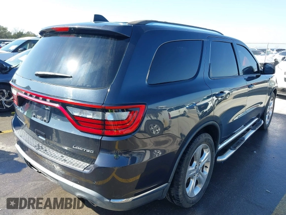 2014 Dodge Durango Limited z VIN 1C4RDHDG5EC426578, wystawiony jako IAAI lot #41787623 z przebiegiem 167 366 mil mil oraz . Historia ofert i sprzedaży dostępna na DreamBid. Obrazek 4.