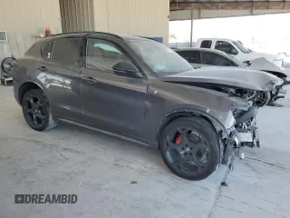 2024 Alfa Romeo Stelvio Ti z VIN ZASPAKBN5R7D80366, wystawiony jako Copart lot #54667015 z przebiegiem 9 254 mil mil oraz Nie do naprawy • Non repairable. Historia ofert i sprzedaży dostępna na DreamBid. Obrazek 4.