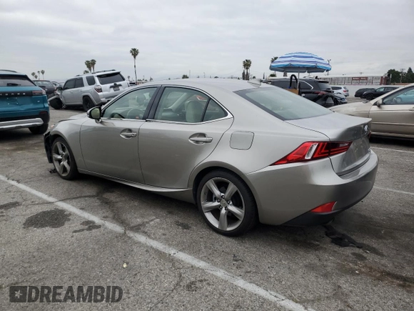 2014 Lexus IS with VIN JTHBF1D23E5019594, listed as a Copart auction lot 53524395 with 41,798 mi miles and Salvage Title. Bid and sale history available at carsss.com. Image 2.