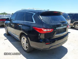 2013 Infiniti JX35 z VIN 5N1AL0MM5DC301632, wystawiony jako IAAI lot #42304566 z przebiegiem 186 803 mil mil oraz . Historia ofert i sprzedaży dostępna na DreamBid. Obrazek 3.