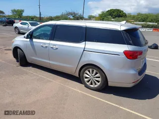 2015 Kia Sedona EX with VIN KNDMC5C11F6053533, listed as a IAAI auction lot 41892072 with 160,464 mi miles. Bid and sale history available at carsss.com. Image 3.