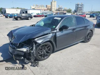 2025 Honda Civic Sport with VIN 2HGFE2F59SH539467, listed as a Copart auction lot 52300485 with 5,527 mi miles and Salvage title. Bid and sale history available at DreamBid. Image 1.
