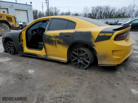 2017 Dodge Charger R/T with VIN 2C3CDXCT7HH595442, listed as a Copart auction lot 47970105 with 106,827 mi miles and Salvage Title. Bid and sale history available at carsss.com. Image 2.
