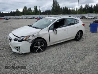 2019 Subaru Impreza Premium z VIN 4S3GTAD65K3739943, wystawiony jako Copart lot #55350835 z przebiegiem 80 907 mil mil oraz Szkoda całkowita • Salvage title. Historia ofert i sprzedaży dostępna na DreamBid. Obrazek 1.