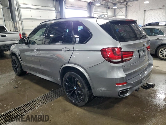 2017 BMW X5 xDrive35d with VIN 5UXKS4C35H0Y16518, listed as a Copart auction lot 50604535 with 47,255 mi miles and Salvage Title. Bid and sale history available at carsss.com. Image 2.