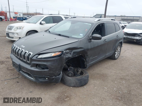 2014 Jeep Cherokee Limited with VIN 1C4PJLDS9EW301718, listed as a IAAI auction lot 41615778 with 114,022 mi miles and . Bid and sale history available at DreamBid. Image 17.