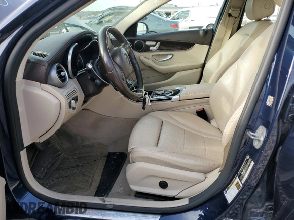 2017 Mercedes-Benz C with VIN 55SWF4JB7HU217203, listed as a Copart auction lot 46826495 with 98,133 mi miles and Salvage Title. Bid and sale history available at carsss.com. Image 7.