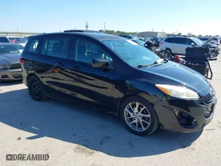 2012 Mazda Mazda5 Grand Touring with VIN JM1CW2DLXC0138533, listed as a IAAI auction lot 41609270 with 263,625 mi miles. Bid and sale history available at carsss.com. Image 1.