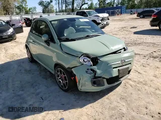 2015 FIAT 500 Sport with VIN 3C3CFFBR1FT707439, listed as a Copart auction lot 49444145 with 65,842 mi miles and Salvage Title. Bid and sale history available at carsss.com. Image 10.
