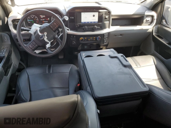 2022 Ford F-150 XL with VIN 1FTEX1CP5NKF28807, listed as a Copart auction lot 58386594 with 43,091 mi miles and Salvage title. Bid and sale history available at DreamBid. Image 8.