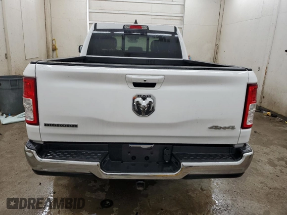 2022 Ram 1500 Big Horn с VIN 1C6RRFBG6NN480475, выставлен на аукционе Copart как лот 58255035 с пробегом 49 657 миль миль и Списание • Salvage title. История ставок и продаж доступна на DreamBid. Изображение 6.