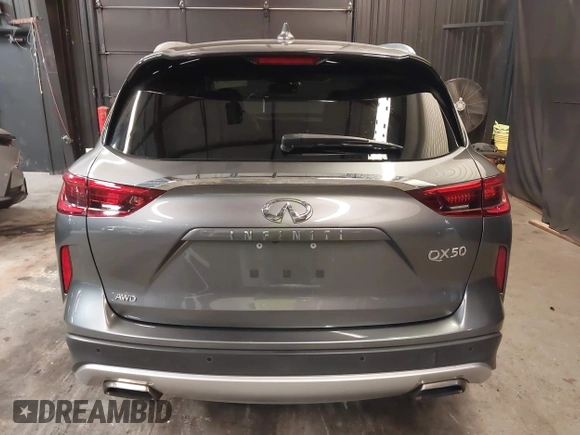 2019 Infiniti QX50 Essential with VIN 3PCAJ5M37KF141381, listed as a IAAI auction lot 42099327 with 55,177 mi miles and . Bid and sale history available at DreamBid. Image 17.