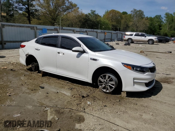 2016 Kia Optima LX z VIN KNAGT4L3XG5095261, wystawiony jako Copart lot #54756295 z przebiegiem 163 125 mil mil oraz Szkoda całkowita • Salvage title. Historia ofert i sprzedaży dostępna na DreamBid. Obrazek 4.