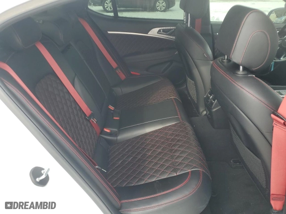 2022 Genesis G70 3.3T with VIN KMTG54TE5NU083165, listed as a Copart auction lot 45866635 with 43,438 mi miles and Salvage Title. Bid and sale history available at carsss.com. Image 10.