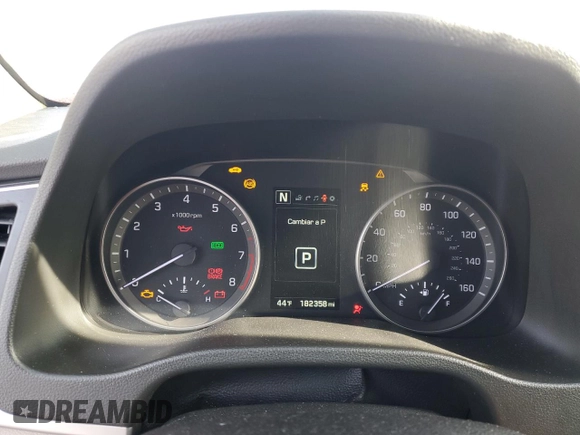 2017 Hyundai Elantra SE with VIN 5NPD84LF0HH086068, listed as a Copart auction lot 45936955 with 182,358 mi miles and Salvage Title. Bid and sale history available at DreamBid. Image 9.