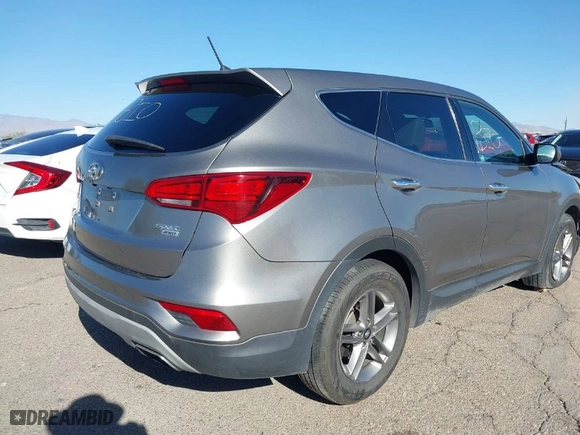 2018 Hyundai Santa Fe Sport 2.4L with VIN 5NMZTDLB2JH086156, listed as a IAAI auction lot 41517253 with 1 mi miles. Bid and sale history available at carsss.com. Image 4.