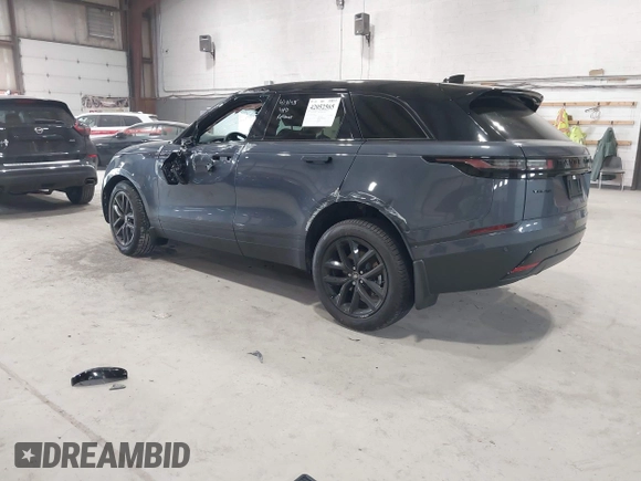 2025 Land Rover Range Rover Velar S with VIN SALYJ2EX4SA811596, listed as a IAAI auction lot 42052565 with 645 mi miles and . Bid and sale history available at DreamBid. Image 3.