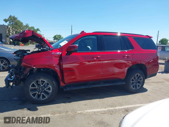 2023 Chevrolet Tahoe Z71 with VIN 1GNSKPKL1PR552686, listed as a IAAI auction lot 42333609 with 4,549 mi miles and . Bid and sale history available at DreamBid. Image 15.