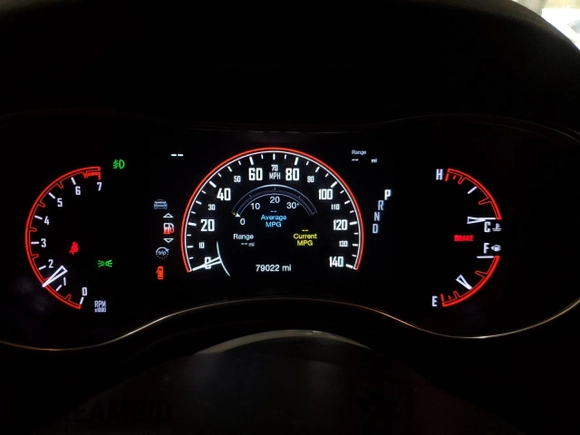 2019 Dodge Durango Citadel with VIN 1C4RDJEG5KC692054, listed as a Copart auction lot 76999704 with 79,022 mi miles and Salvage Title. Bid and sale history available at DreamBid. Image 9.