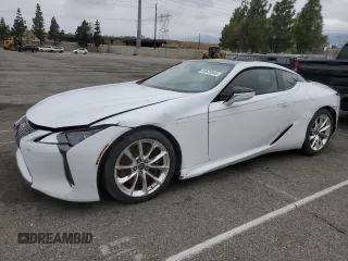 2018 Lexus LC with VIN JTHHP5AY4JA001016, listed as a Copart auction lot 53820545 with 0 mi miles and Salvage Title. Bid and sale history available at carsss.com. Image 1.