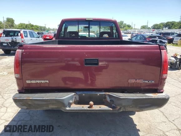 1993 GMC Sierra 1500 with VIN 1GTEK14K2PZ543759, listed as a Copart auction lot 60896034 with 25,244 mi miles and Clean Title. Bid and sale history available at DreamBid. Image 6.