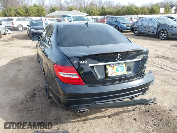 2013 Mercedes-Benz C 300 Sport with VIN WDDGF8AB9DR283467, listed as a IAAI auction lot 41870070 with 114,068 mi miles and . Bid and sale history available at carsss.com. Image 3.