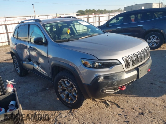 2022 Jeep Cherokee Trailhawk with VIN 1C4PJMBX3ND506936, listed as a IAAI auction lot 41419747 with 26,699 mi miles. Bid and sale history available at carsss.com. Image 1.