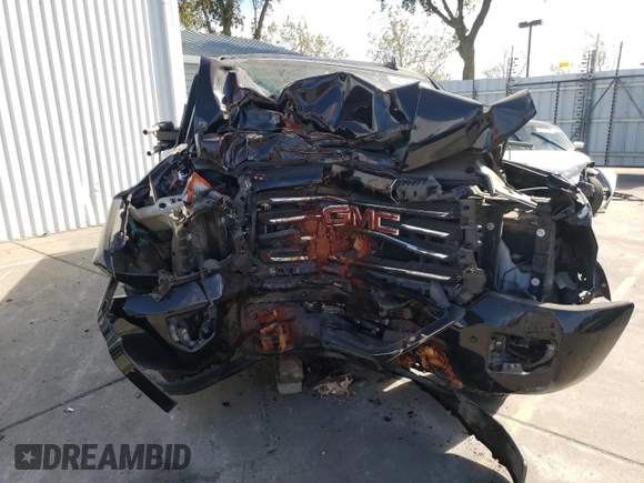 2017 GMC Sierra 2500HD SLT with VIN 1GT12TEY1HF176708, listed as a Copart auction lot 76921604 with 0 mi miles and Salvage Title. Bid and sale history available at carsss.com. Image 5.