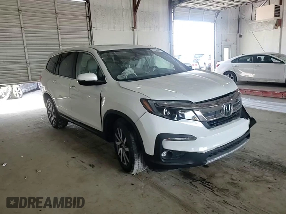 2022 Honda Pilot EX-L with VIN 5FNYF6H51NB097268, listed as a Copart auction lot 47734075 with 42,760 mi miles and Salvage Title. Bid and sale history available at DreamBid. Image 12.