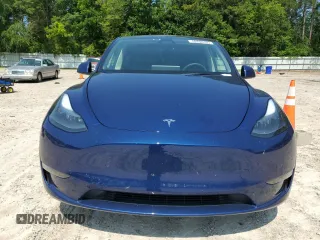 2024 Tesla Model Y Long Range with VIN 7SAYGAEE6RF202481, listed as a Copart auction lot 59208165 with 15,346 mi miles and Salvage title. Bid and sale history available at DreamBid. Image 5.