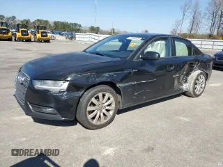 2013 Audi A4 Premium with VIN WAUAFAFL9DN013524, listed as a Copart auction lot 48749225 with 200,385 mi miles and Salvage Title. Bid and sale history available at carsss.com. Image 1.