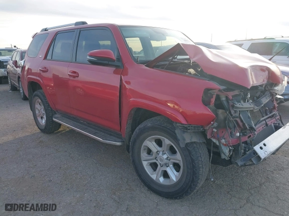 2019 Toyota 4Runner SR5 with VIN JTEZU5JR9K5193207, listed as a IAAI auction lot 40982389 with 54,580 mi miles. Bid and sale history available at carsss.com. Image 1.