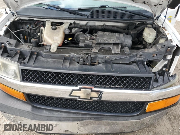 2014 Chevrolet Express Passenger LT z VIN 1GAZG1FG2E1154233, wystawiony jako Copart lot #63480385 z przebiegiem Nie podano mil oraz Nie do naprawy • Non repairable. Historia ofert i sprzedaży dostępna na DreamBid. Obrazek 12.