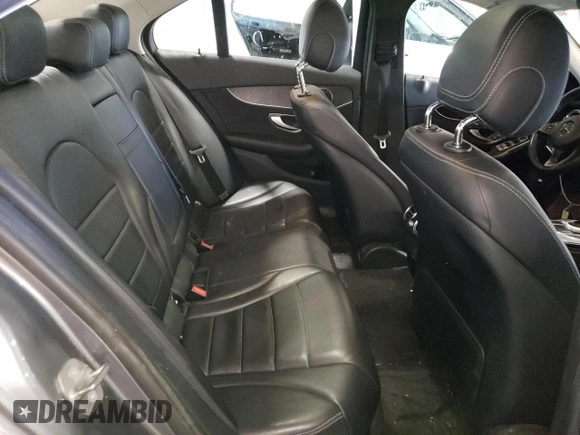 2017 Mercedes-Benz C 300 with VIN 55SWF4KB7HU198053, listed as a Copart auction lot 50348075 with 59,727 mi miles and Salvage Title. Bid and sale history available at carsss.com. Image 10.