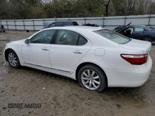 2009 Lexus LS 460 with VIN JTHCL46F395002766, listed as a Copart auction lot 48797575 with 120,725 mi miles and Salvage Title. Bid and sale history available at DreamBid. Image 2.