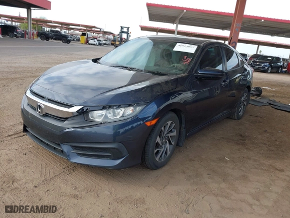 2016 Honda Civic Sedan EX with VIN 19XFC2F75GE095108, listed as a IAAI auction lot 41923057 with 117,050 mi miles. Bid and sale history available at carsss.com. Image 17.