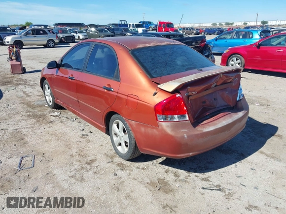 2009 Kia Spectra EX with VIN KNAFE221195026584, listed as a IAAI auction lot 42220442 with 181,619 mi miles and . Bid and sale history available at DreamBid. Image 3.