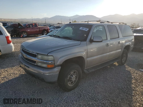 2004 Chevrolet Suburban LT with VIN 1GNGK26U64R246994, listed as a Copart auction lot 75951184 with 0 mi miles and Salvage Title. Bid and sale history available at carsss.com. Image 1.