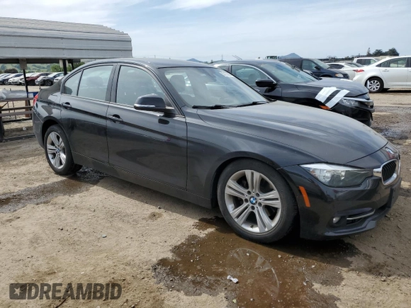 2016 BMW 3 Series 328i with VIN WBA8E9G53GNU29606, listed as a Copart auction lot 53123685 with 83,774 mi miles and Salvage Title. Bid and sale history available at carsss.com. Image 4.