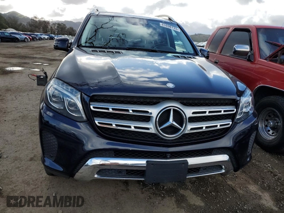 2017 Mercedes-Benz GLS with VIN 4JGDF6EE9HA787197, listed as a Copart auction lot 41698733 with 53,224 mi miles. Bid and sale history available at carsss.com. Image 5.