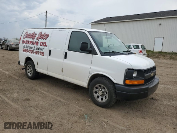 2012 Chevrolet Express Cargo Van with VIN 1GCSGAFX9C1111708, listed as a Copart auction lot 54794345 with 258,344 mi miles and Clean Title. Bid and sale history available at carsss.com. Image 4.