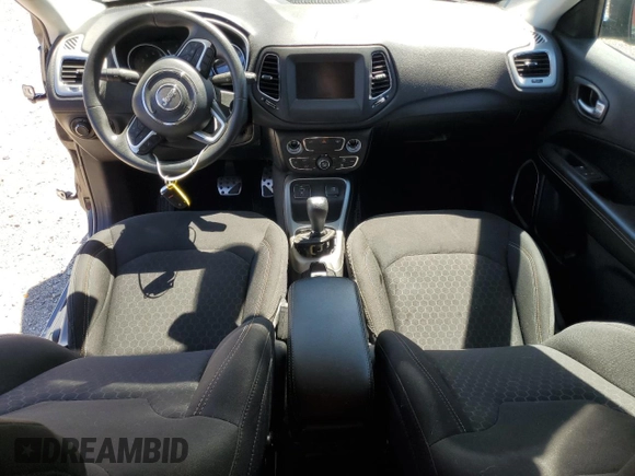 2021 Jeep Compass Sport with VIN 3C4NJCAB3MT535174, listed as a Copart auction lot 56576265 with 84,161 mi miles and Salvage title. Bid and sale history available at DreamBid. Image 8.