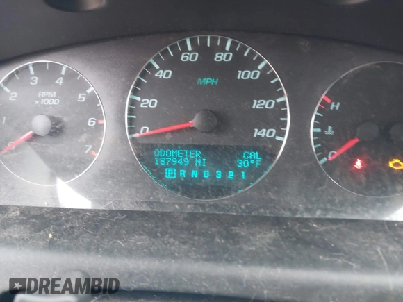 2007 Chevrolet Impala LT with VIN 2G1WT58K879342793, listed as a IAAI auction lot 40906862 with 187,949 mi miles and . Bid and sale history available at DreamBid. Image 7.